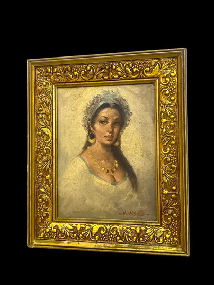 Authentic Arabic Oil Painting – Signed Artwork