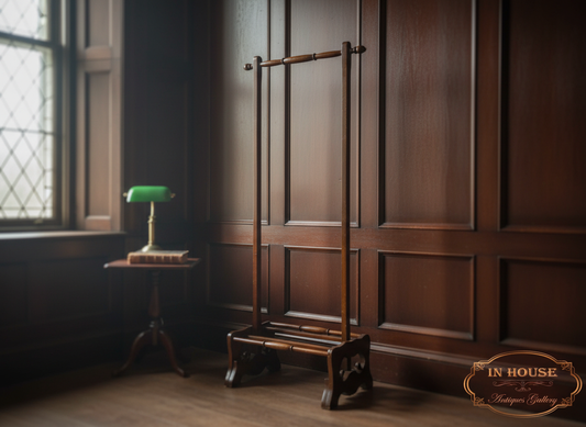 Antique English Mahogany Coat Stand