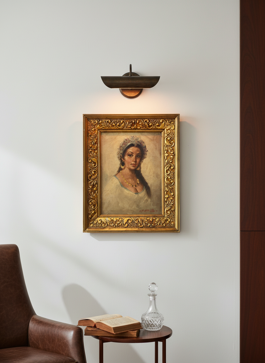 Authentic Arabic Oil Painting – Signed Artwork