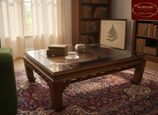 Original Chinese Chinoiserie Center Table – 19th Century